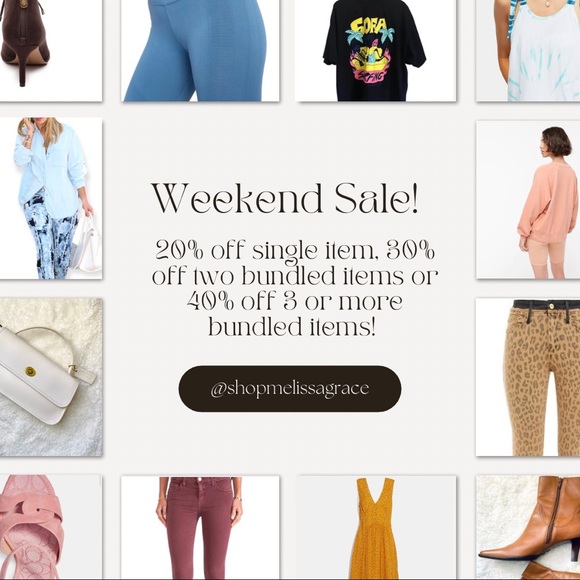 Other - Weekend Sale! 20-40% off all items!
